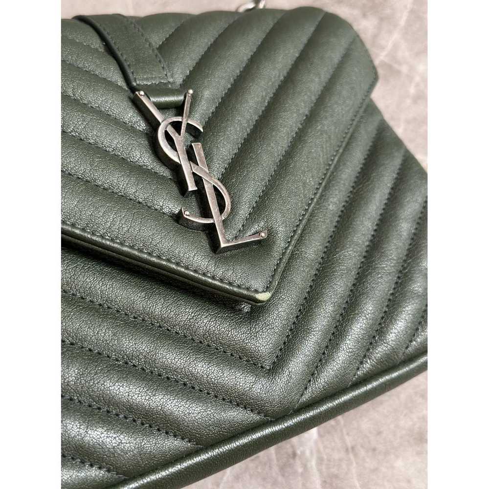 Saint Laurent Collége monogramme leather handbag - image 8