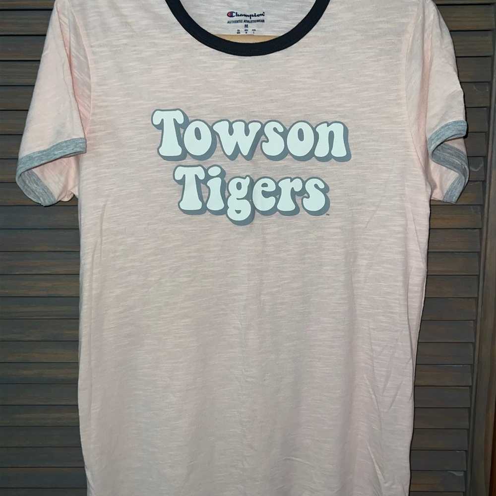 Towson University Tigers Champion Baseball Tee - … - image 1