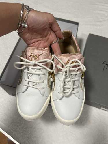 Giuseppe Zanotti White Pink Sneaker