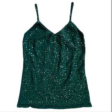 Vintage Y2K Sequined Sweater Camisole - image 1