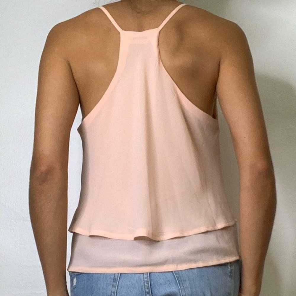 Light pink ruffled  top - image 2