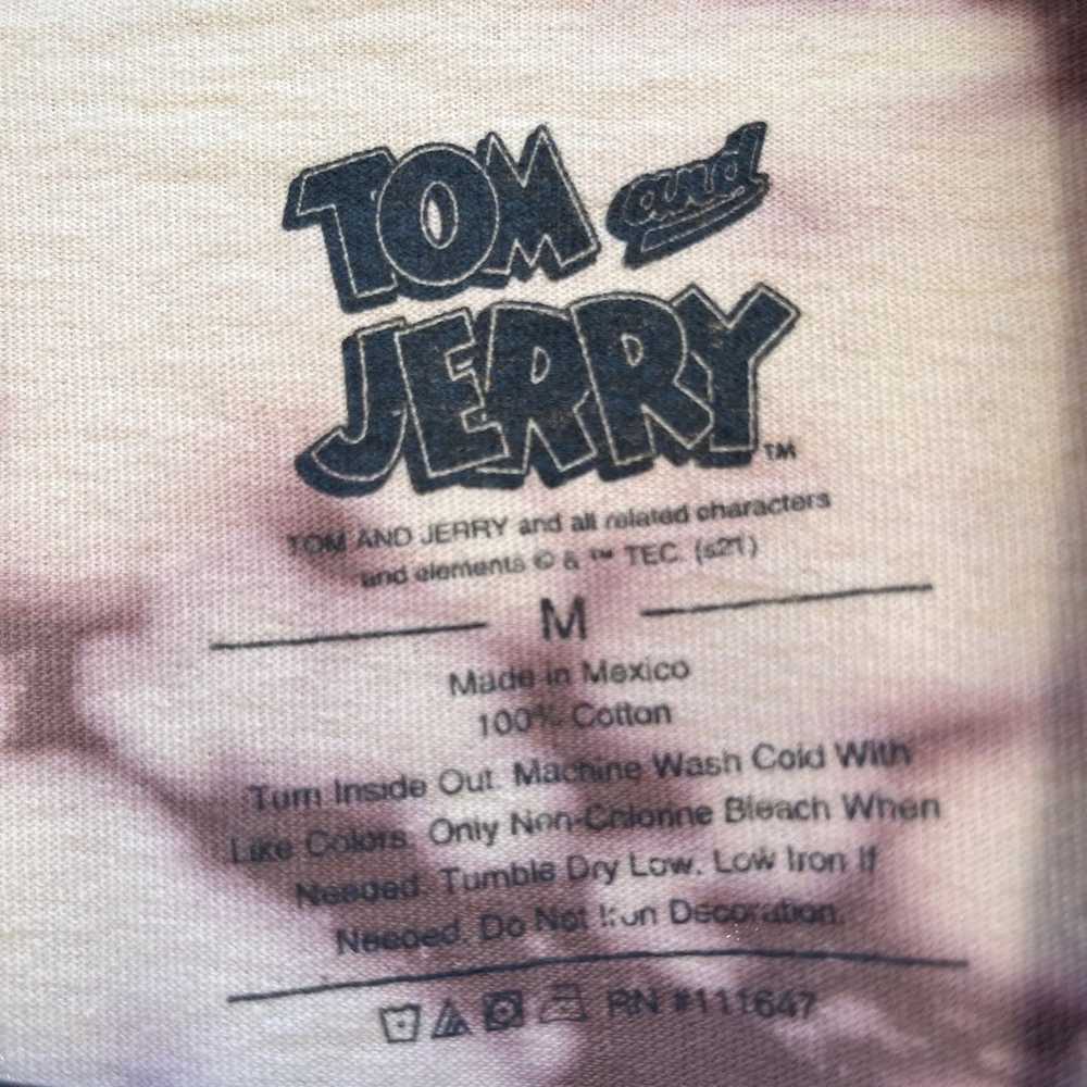 Tom and Jerry graphic tie dye cropped T-shirt ! - image 3