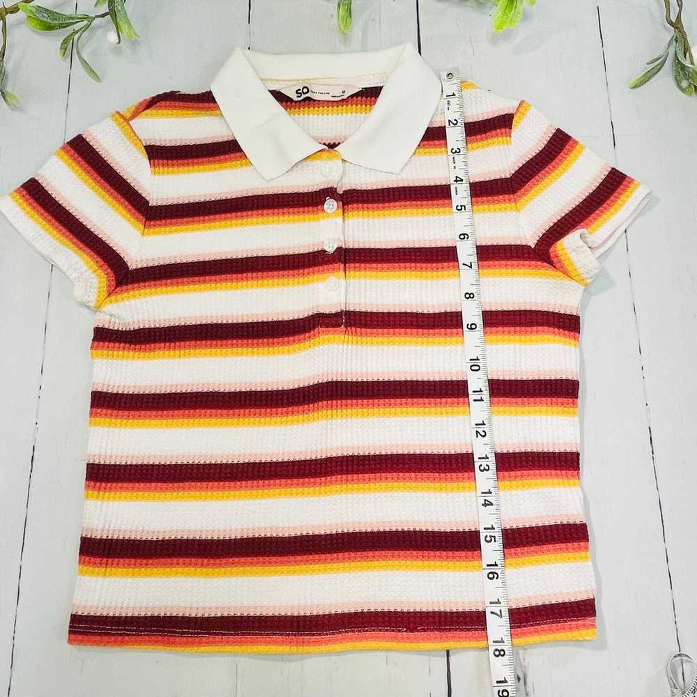 SO Goods for Life Vintage Inspired Crop Polo Shir… - image 7