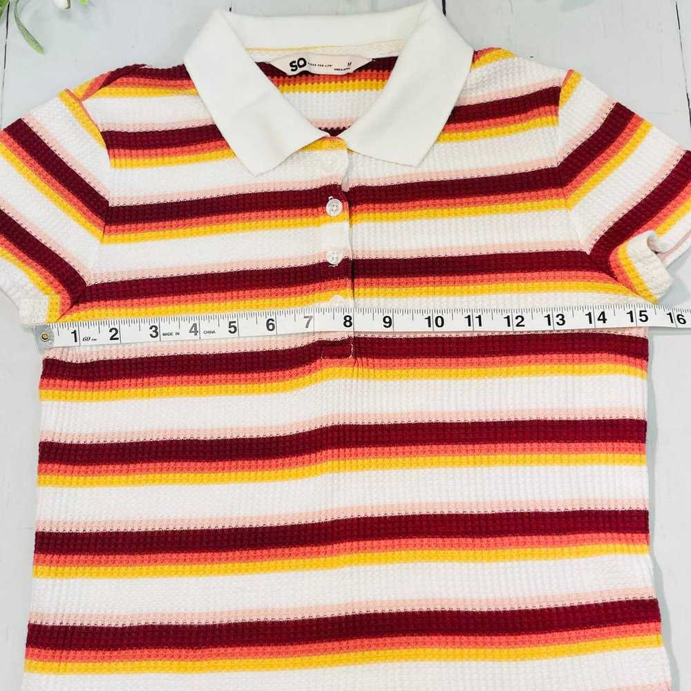 SO Goods for Life Vintage Inspired Crop Polo Shir… - image 8