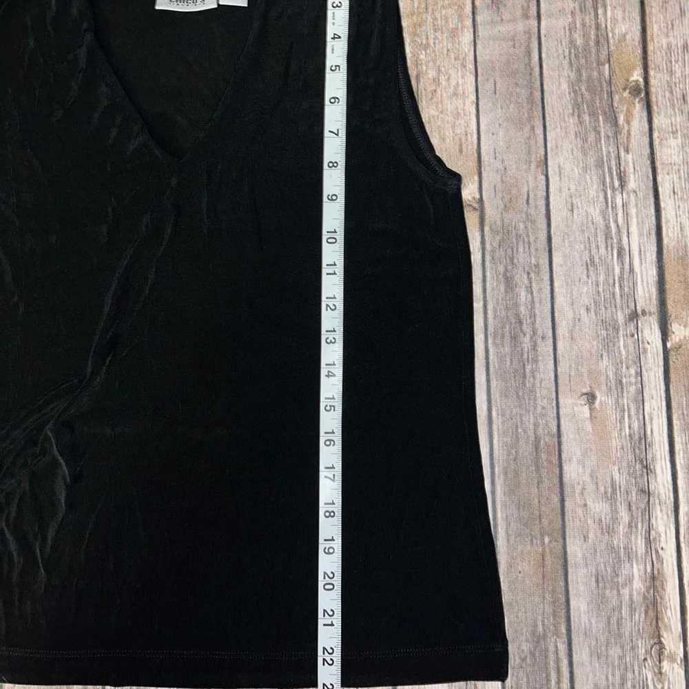 Chico Traveler’s black tank top, size 1, vintage - image 7