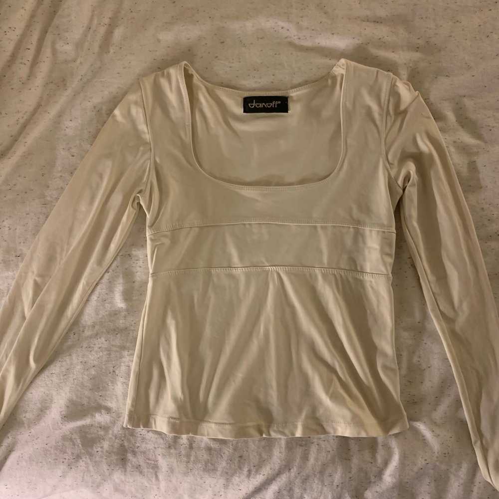 Danoff Cream Vintage Top - image 2