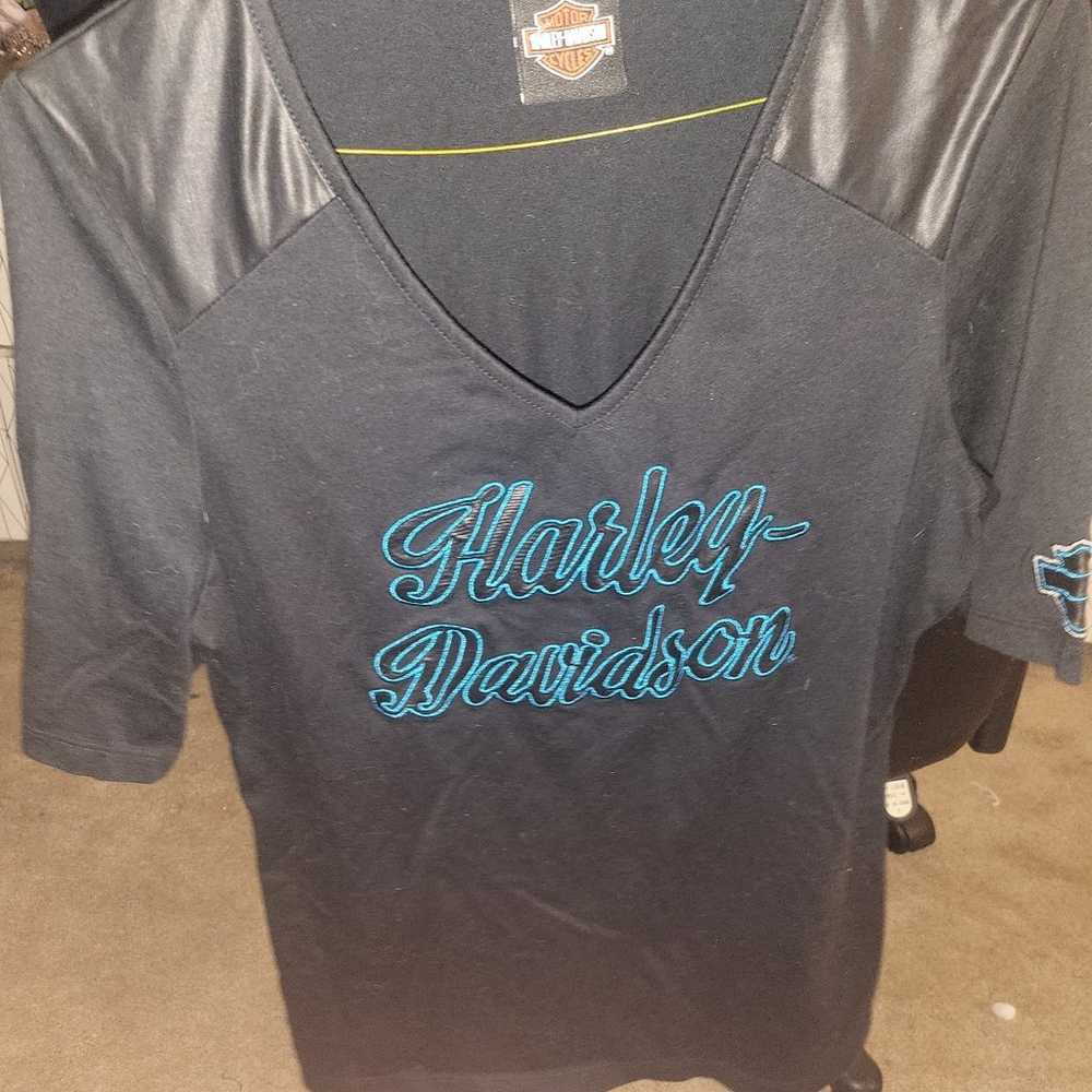 Vintage Womens Harley Davidson shirt - image 1