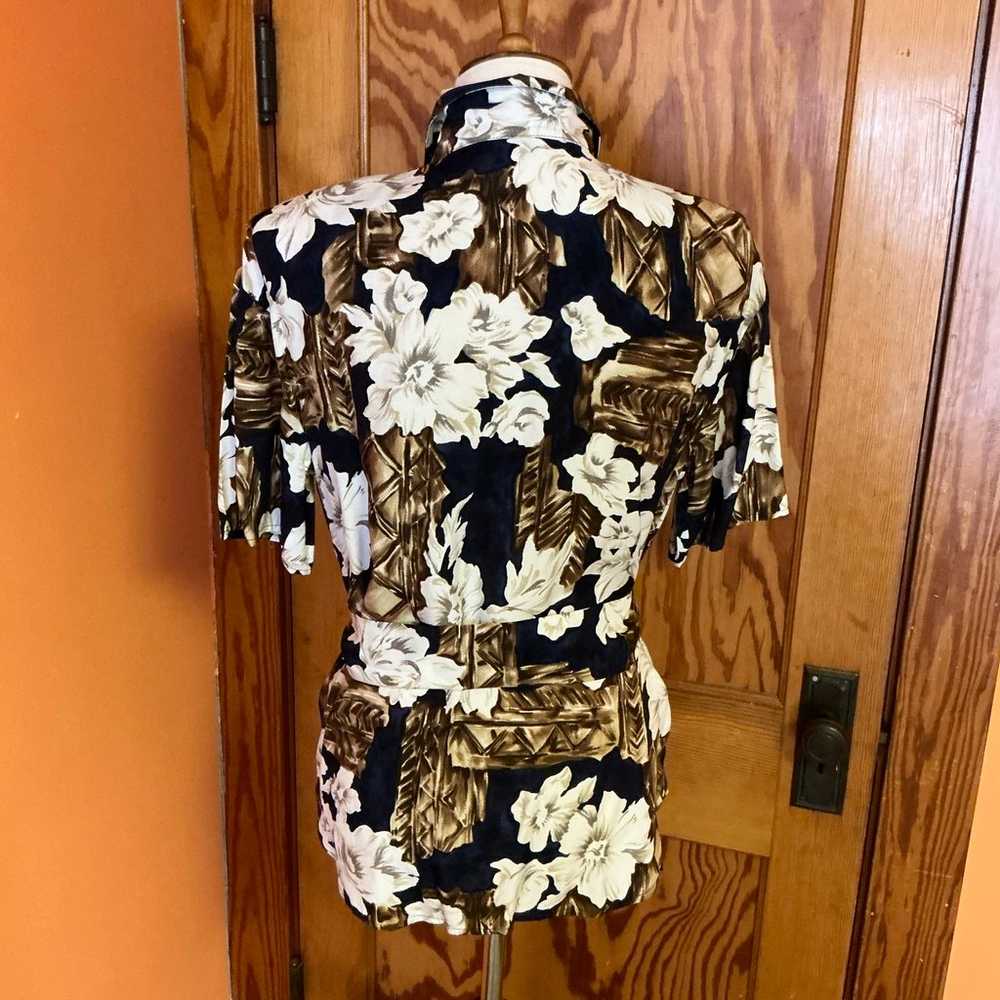 Vintage 80s Hawaiian top - image 12