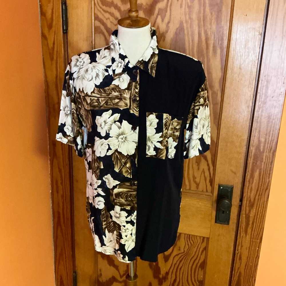 Vintage 80s Hawaiian top - image 4