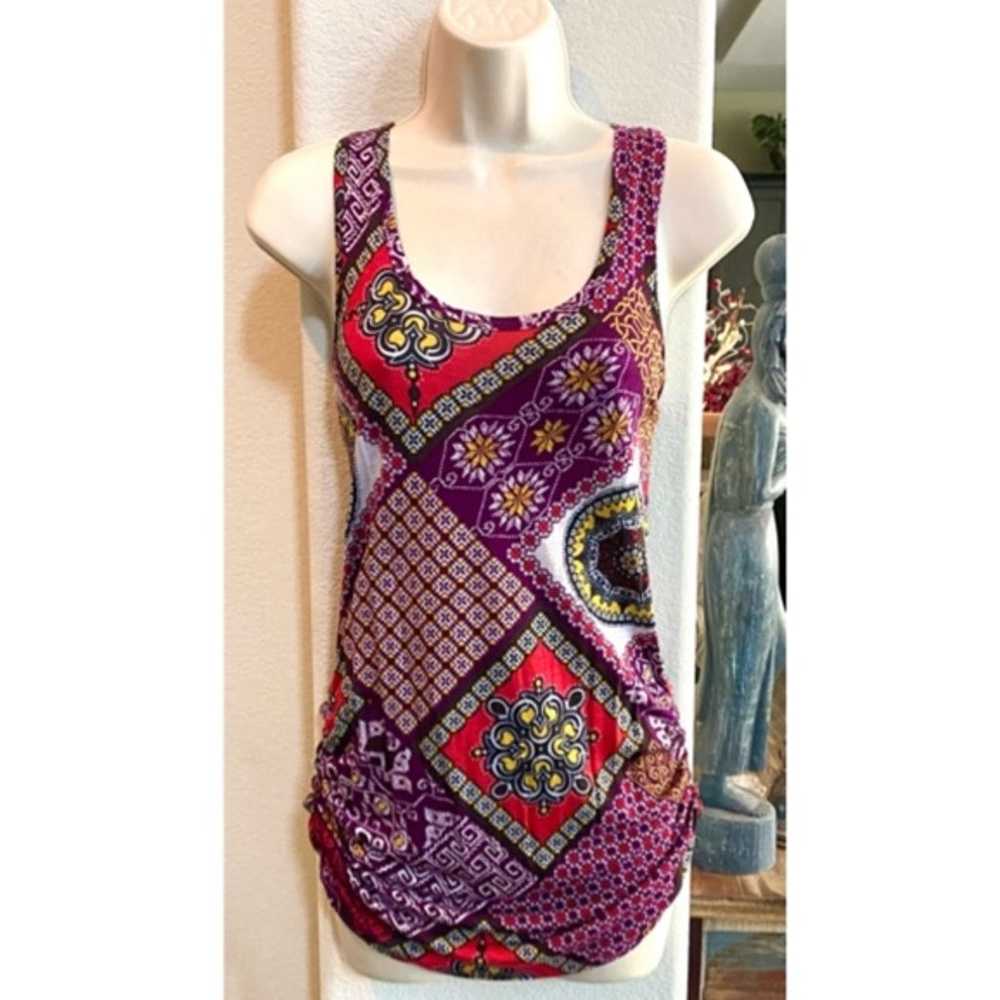 NWOT boho style Vintage 9 tank top blouse. Sz M - image 1