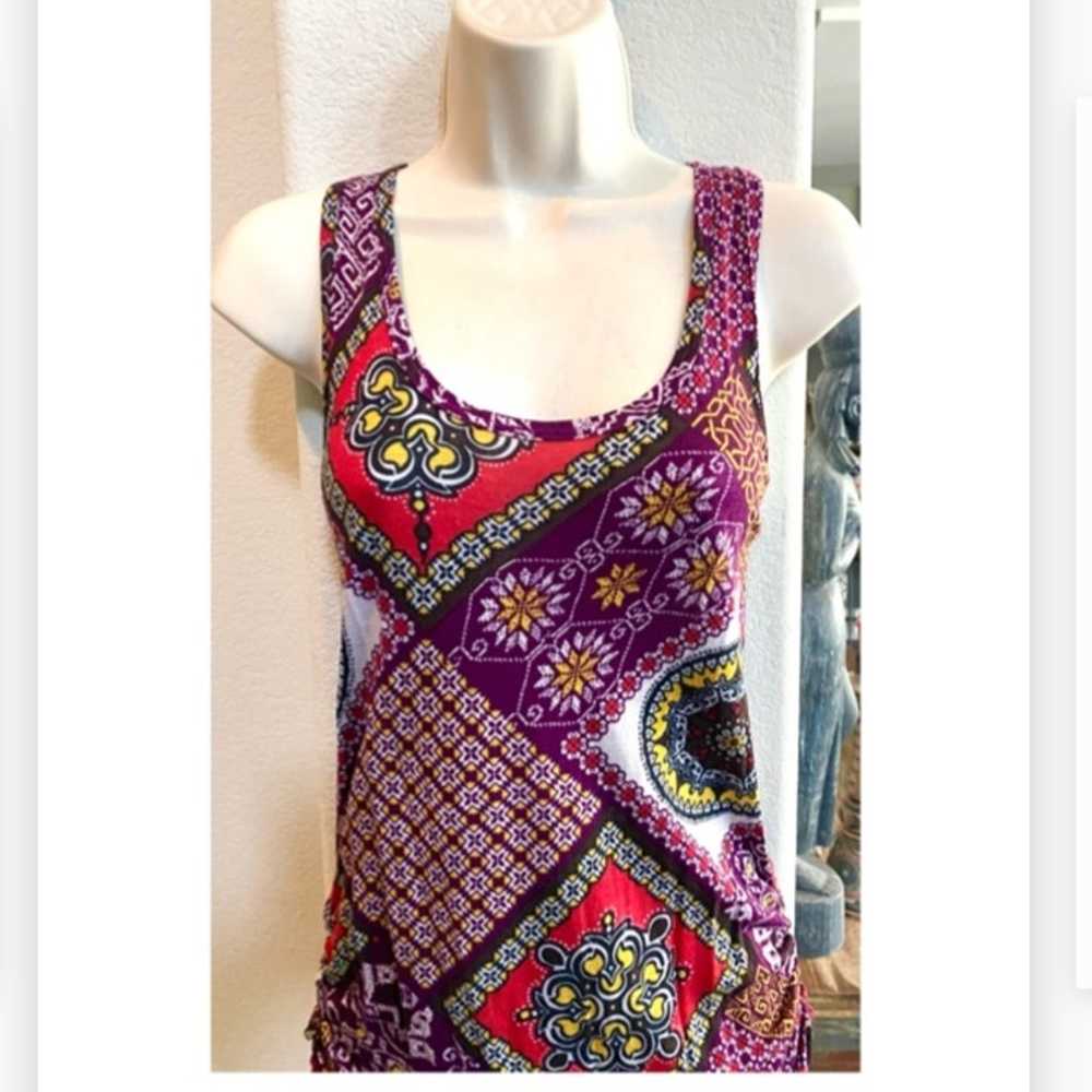 NWOT boho style Vintage 9 tank top blouse. Sz M - image 2