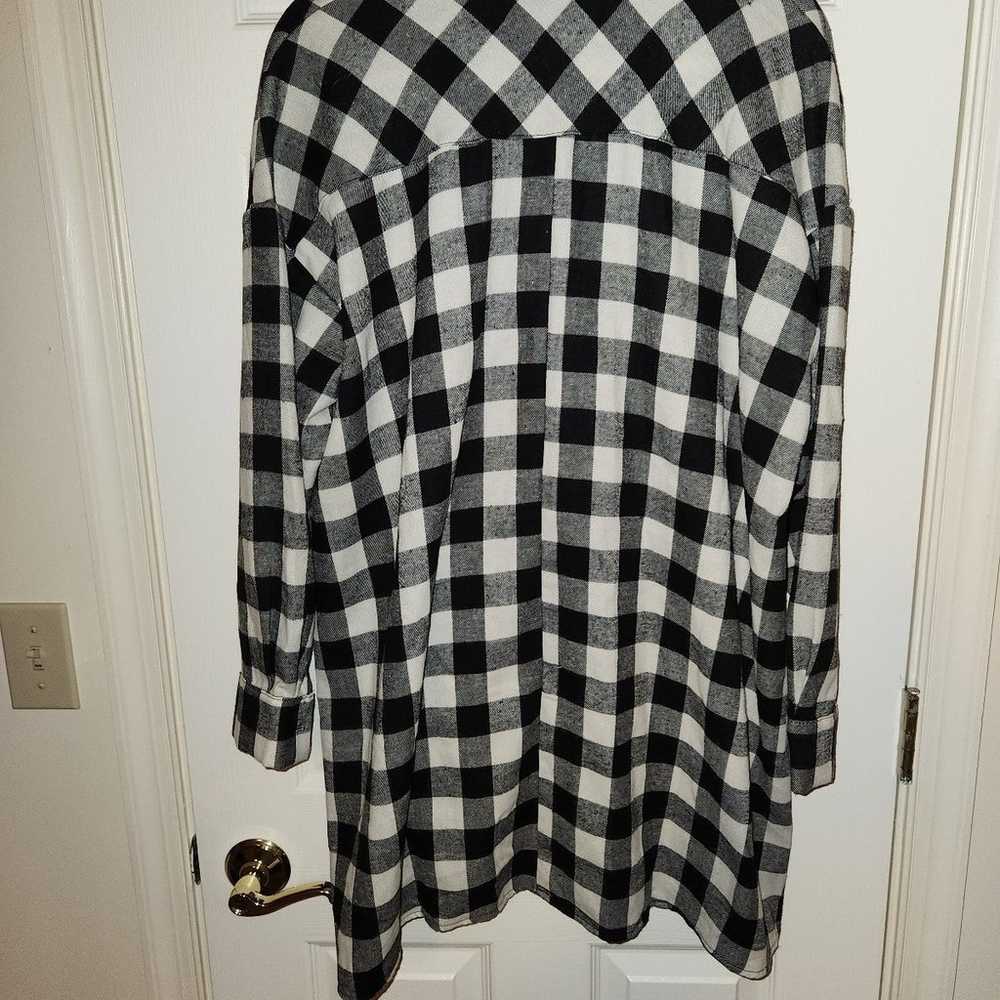 HYFVE BUFFALO PLAID HI-LOW SHIRT/ DRESS - image 8