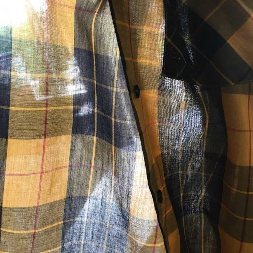 !!Vintage 70’s Plaid Button up Shirt/Flannel Thin… - image 4