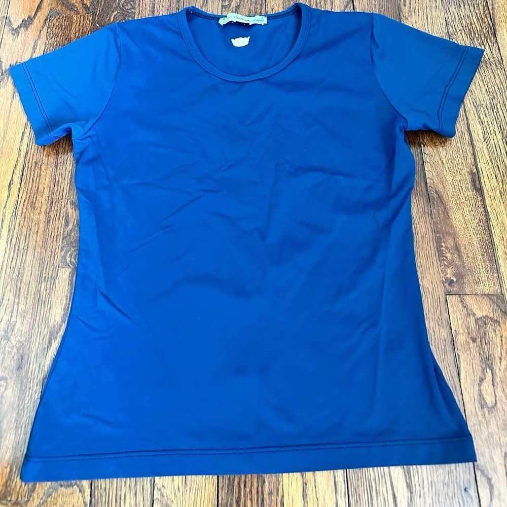 Vintage UNISEX Todd Oldham T-shirt Blue - image 1