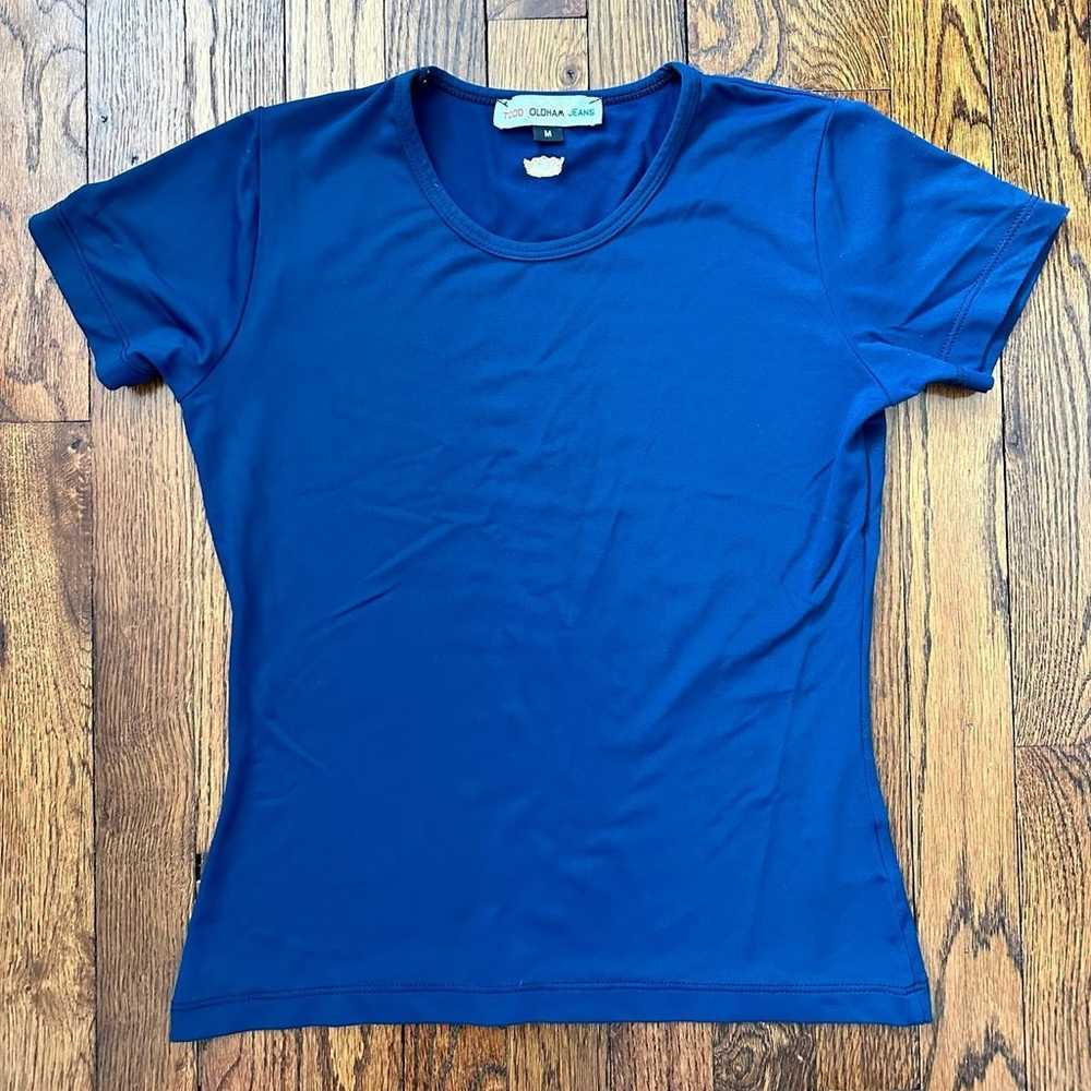 Vintage UNISEX Todd Oldham T-shirt Blue - image 7