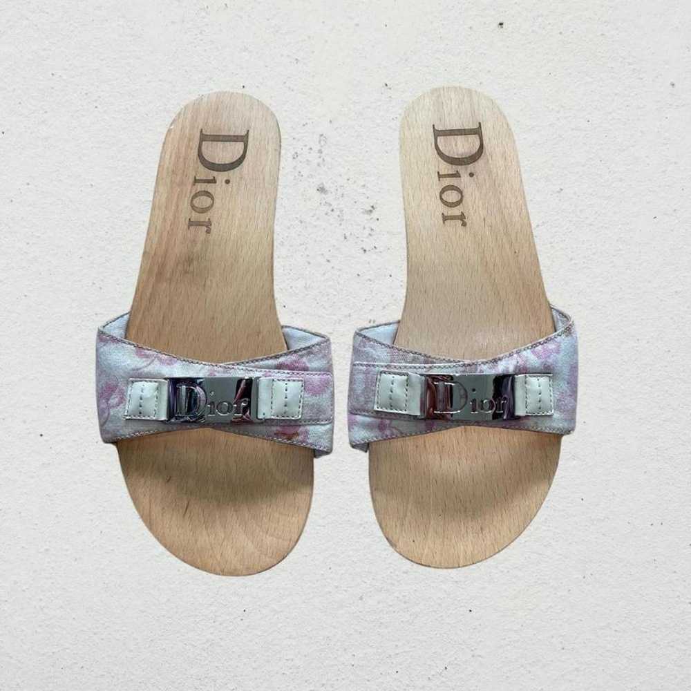 Dior Leather mules - image 2