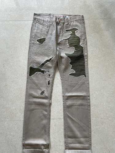 Winchester Winchester distressed patchwork denim