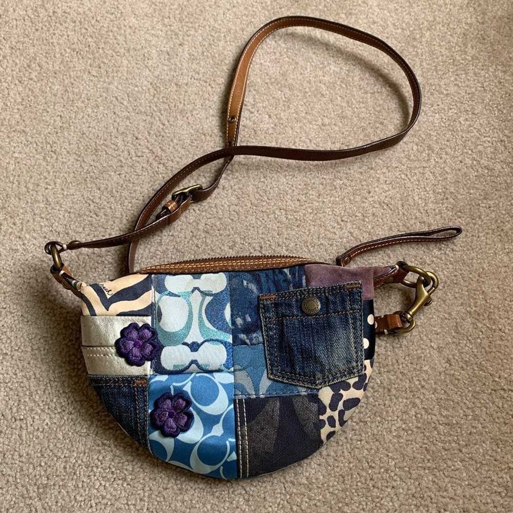 VTG Coach Patchwork Crossbody Bag - image 4