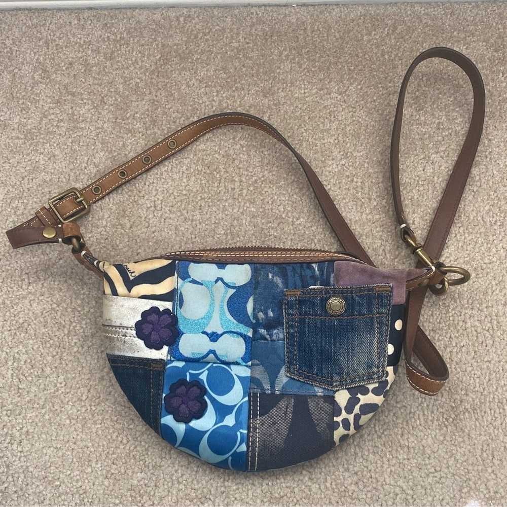 VTG Coach Patchwork Crossbody Bag - image 5