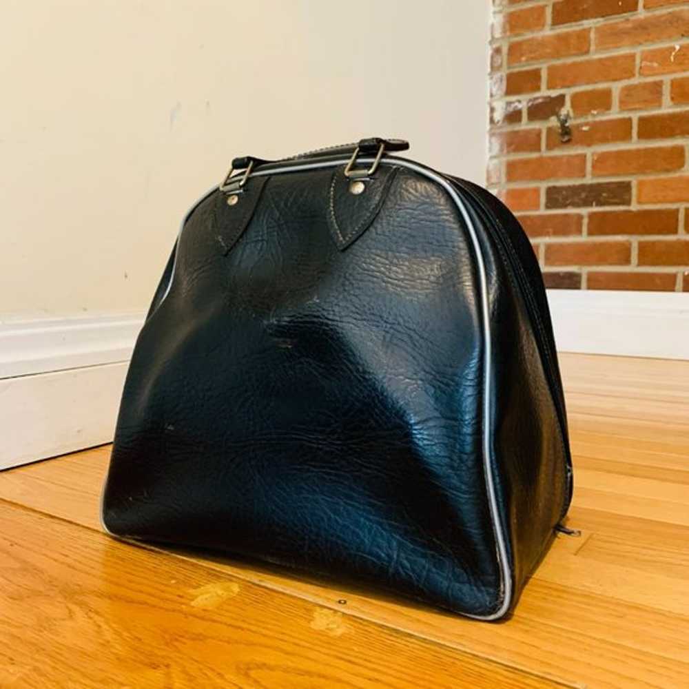 Vintage Bowling Ball Bag with Internal Rack - image 4