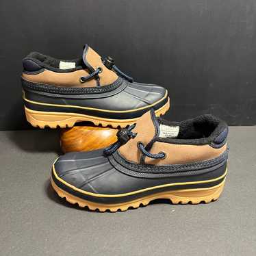 Vintage Bass Waterproof Duck Boots Leather Rain M… - image 1