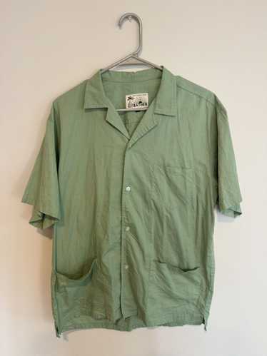 Bather Bather Traveler Camp Shirt XL - Solid Sage