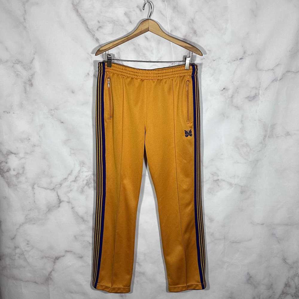 Needles Orange/Purple Pleated Track Pants - image 1