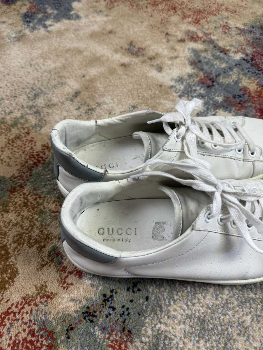 Gucci × Streetwear × Vintage Gucci Ace Perforated… - image 2