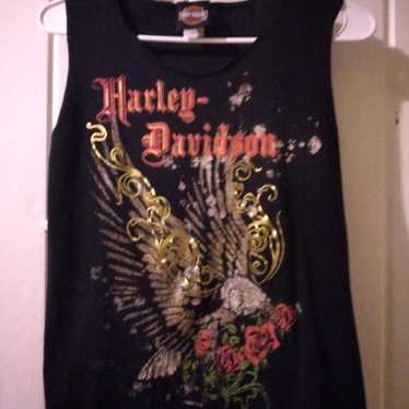 Harley-Davidson vintage tank top-medium EUC