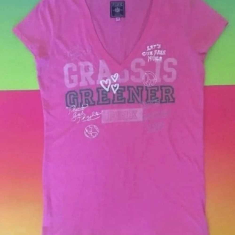 VS PINK vintage tee-medium - image 1