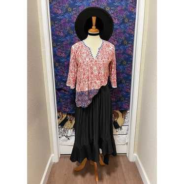 Lovely casual embroidered boho top - image 1