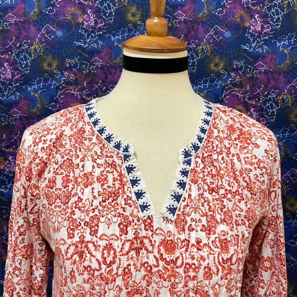 Lovely casual embroidered boho top - image 3