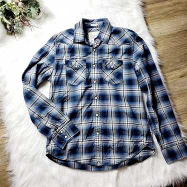 American Eagle Vintage Pearl Button Western Shirt