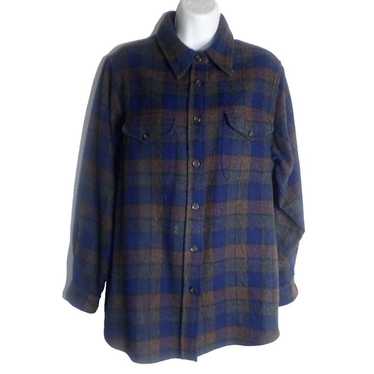 Vintage Krazy Kat Wool Flannel Shirt Shacket Wome… - image 1