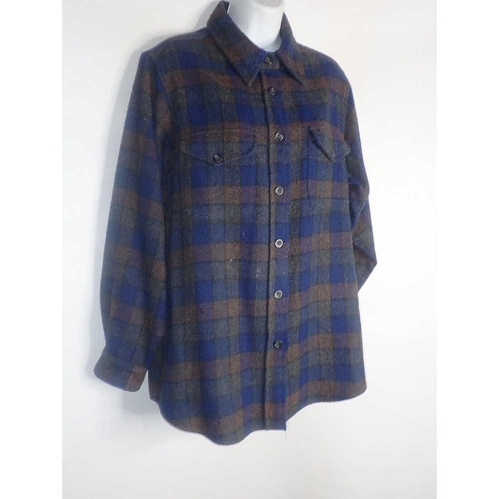 Vintage Krazy Kat Wool Flannel Shirt Shacket Wome… - image 2