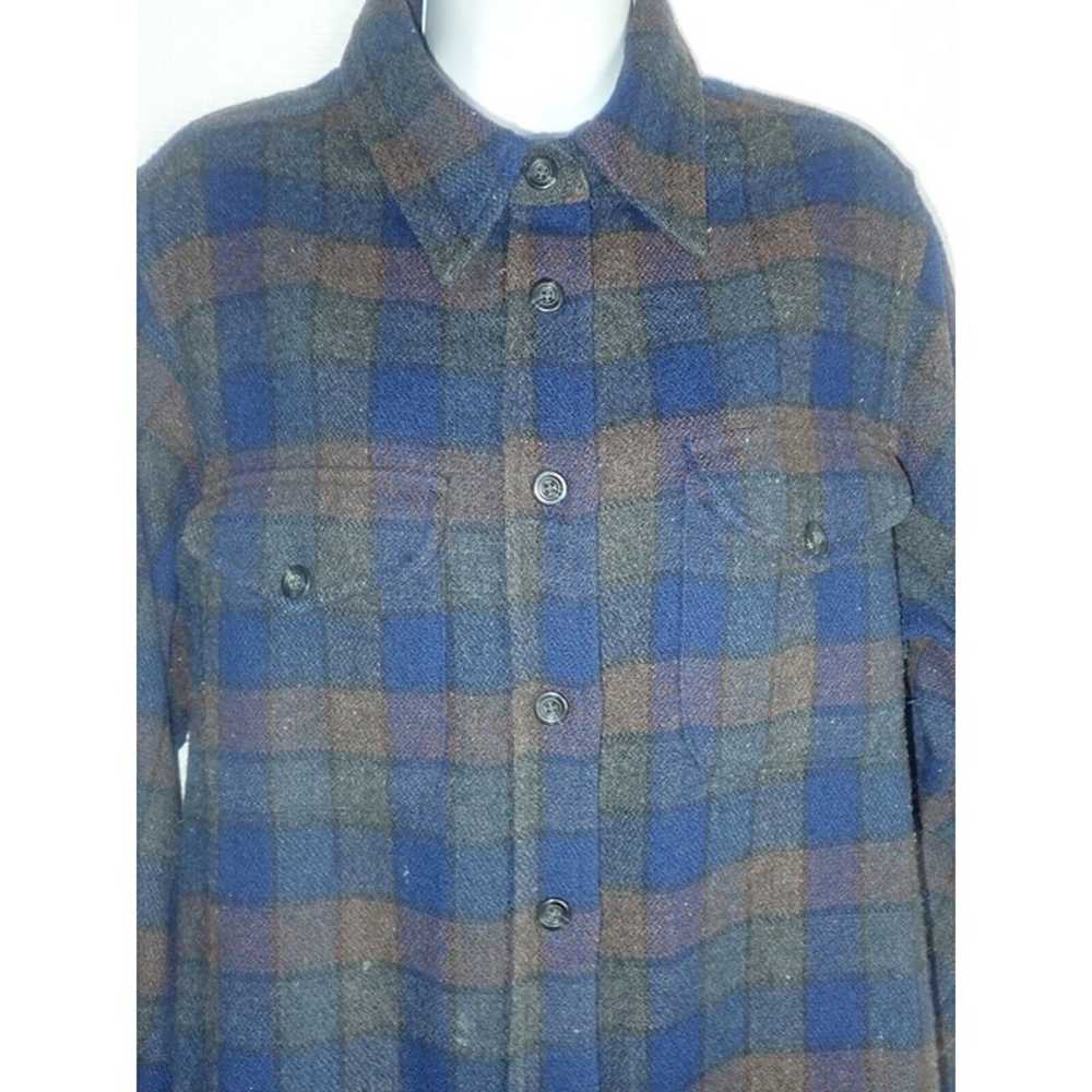 Vintage Krazy Kat Wool Flannel Shirt Shacket Wome… - image 3