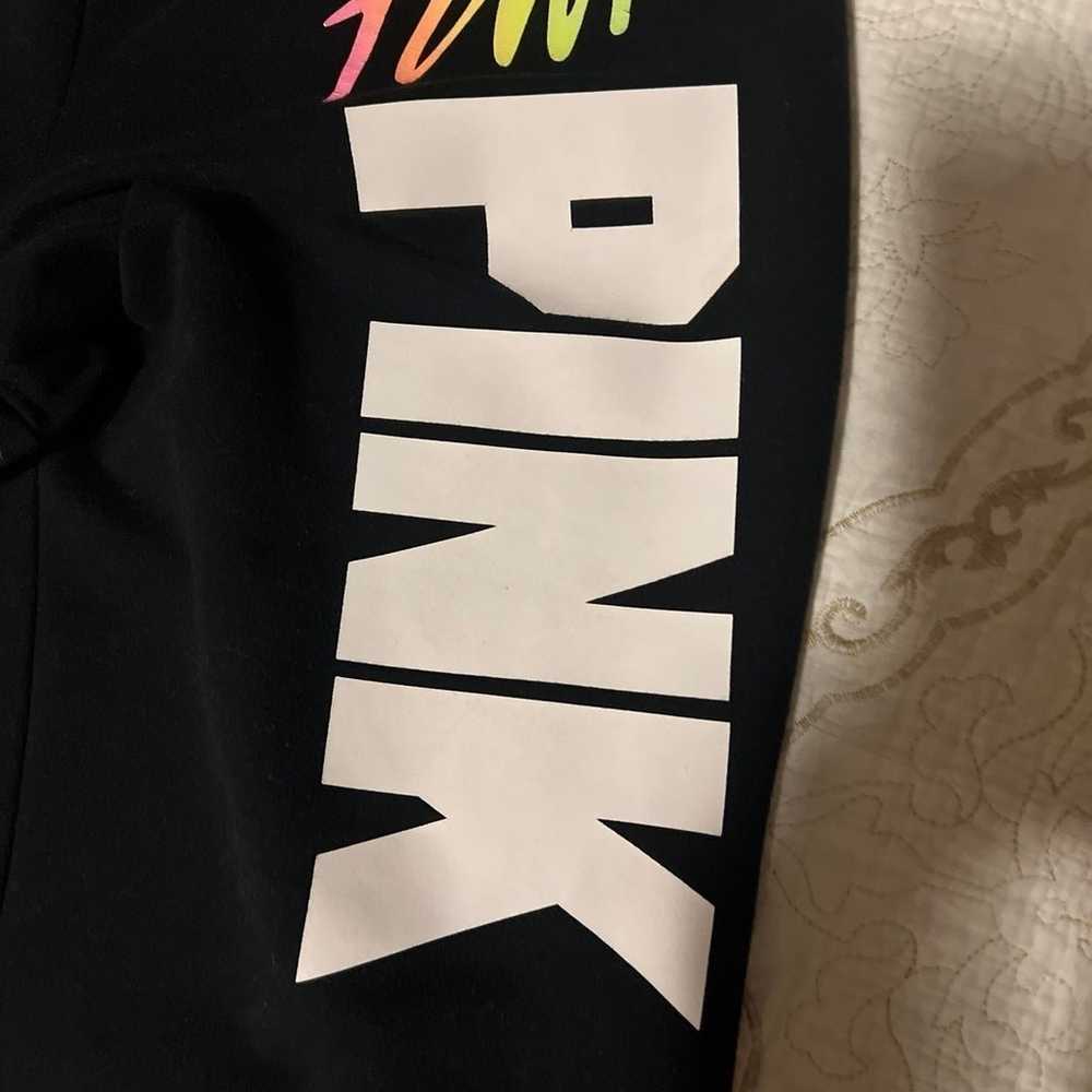 VS PINK HTF RARE Vintage NEON Rainbow pants - image 3