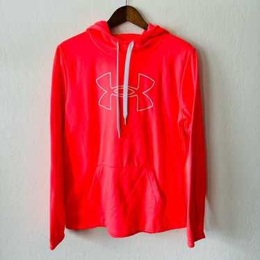 Under Armour | neon pink bright hoodie - image 1