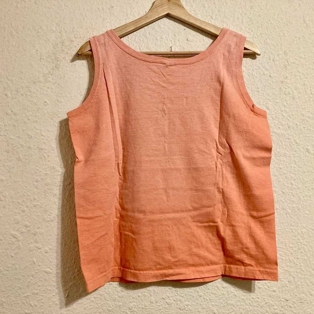 Vintage Tank Top in Salmon Pink - Womens size Med… - image 3