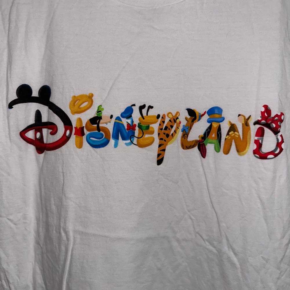 Vintage Style Disneyland Character Letter Shirt - image 3