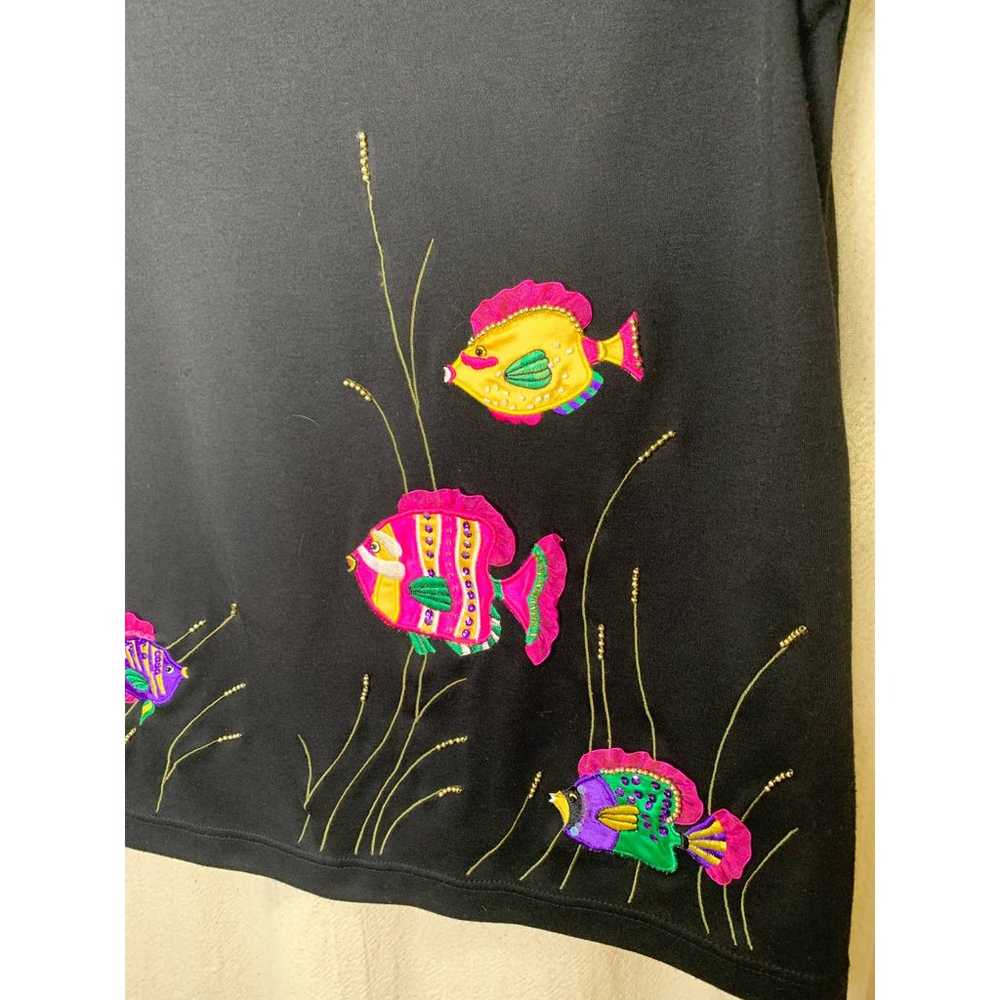 Vintage 1980s Lisa International Fish Ocean Beach… - image 3