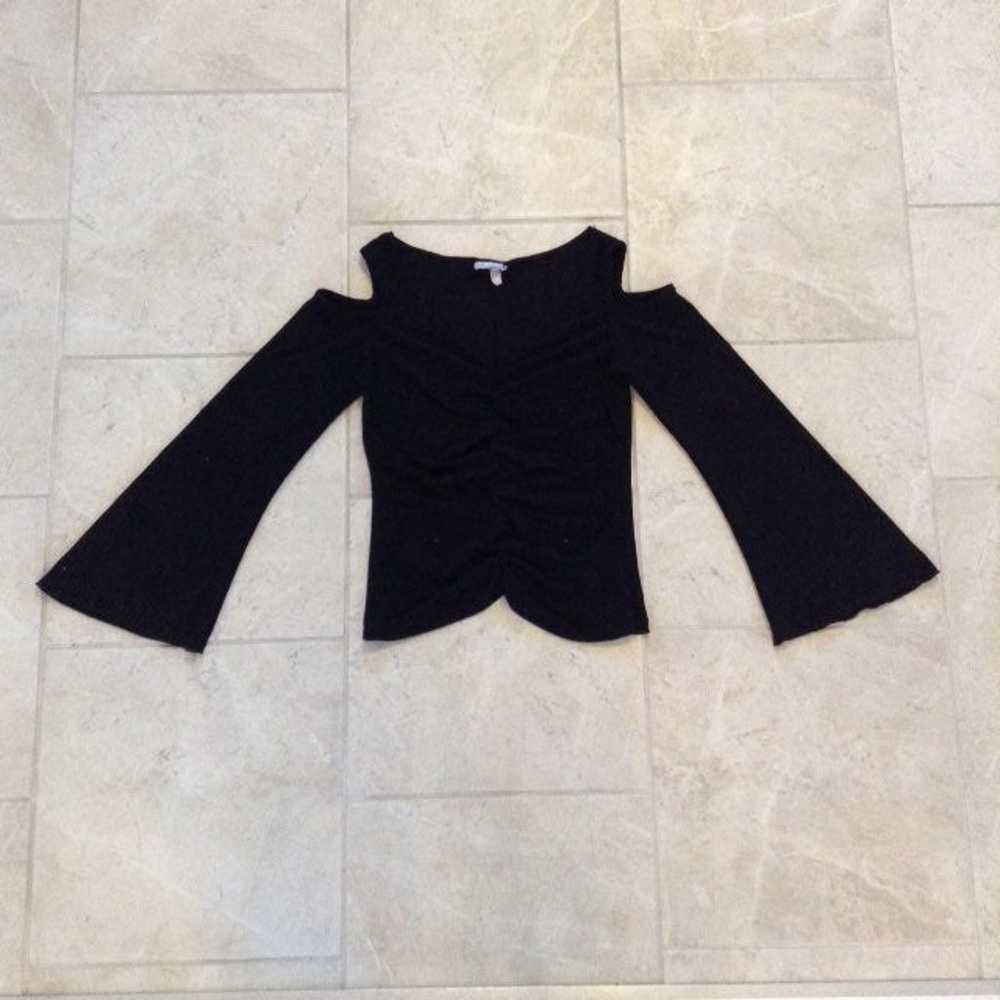 Rave Vintage 80's Bell Sleeve Top - image 1