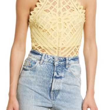 FREE PEOPLE BE MY BATTENBURG BODYSUIT