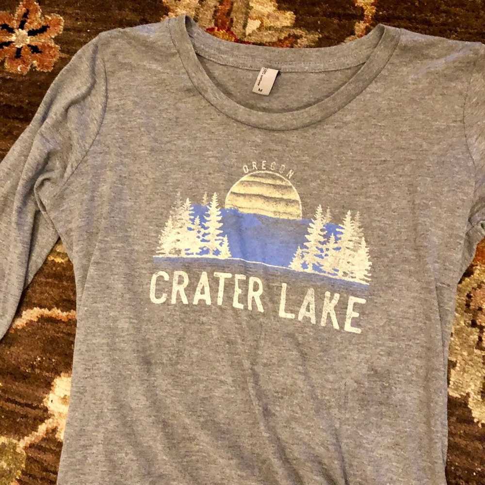 Crater Lake Oregon Long Sleeve Shirt - image 3