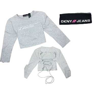 vintage dkny crop top - image 1