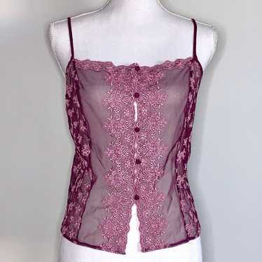 Victoria’s Secret Mesh Embroidered Cami