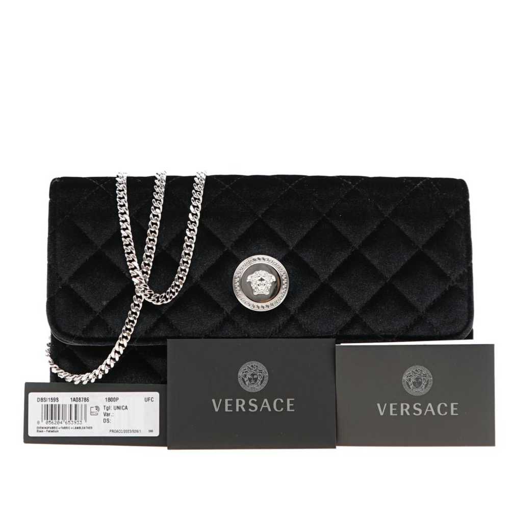 Versace La Medusa velvet crossbody bag - image 4