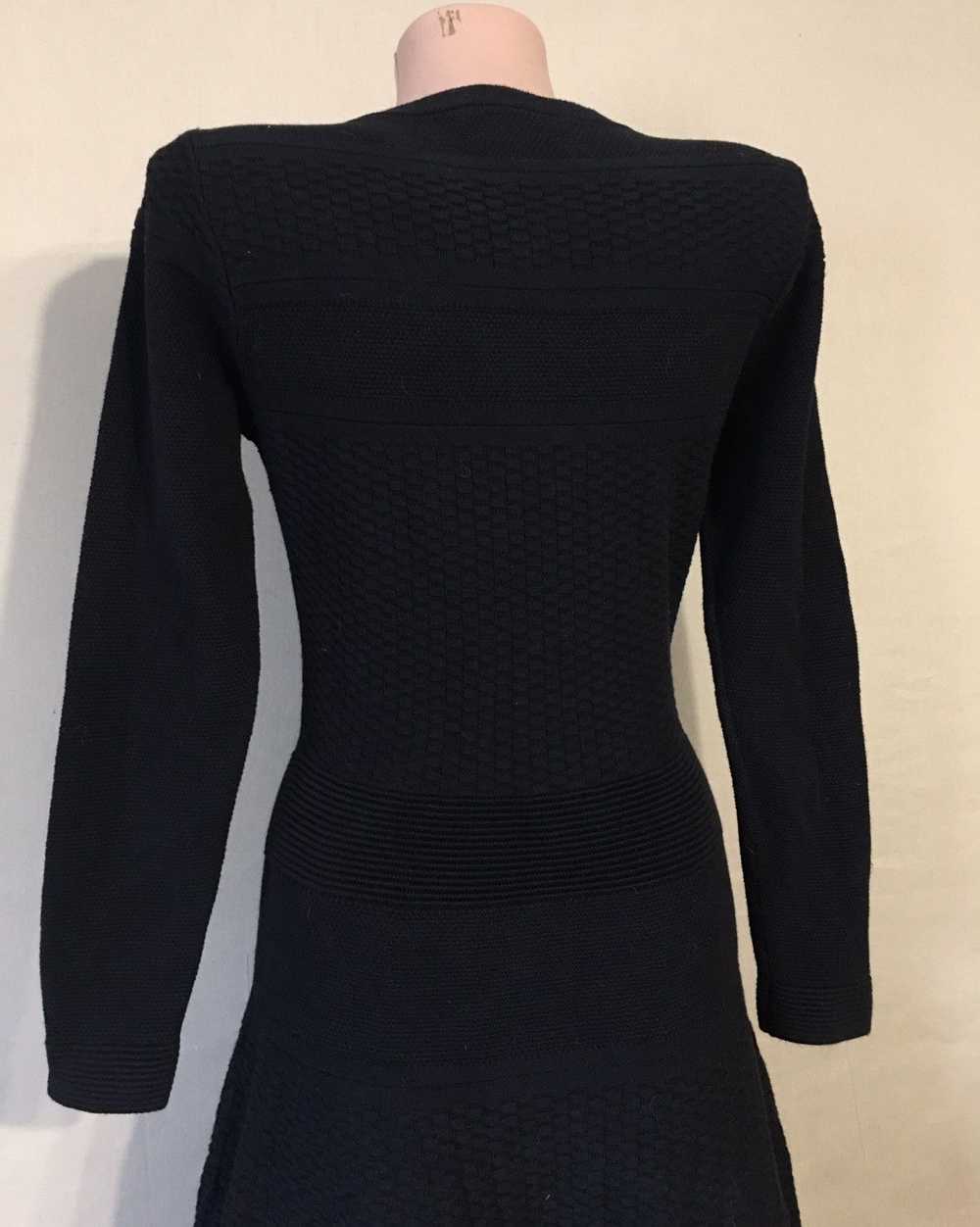 Sandro SANDRO Paris Black Knit Cotton Long Sleeve… - image 7