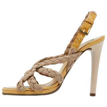 Roberto Cavalli Patent leather sandal