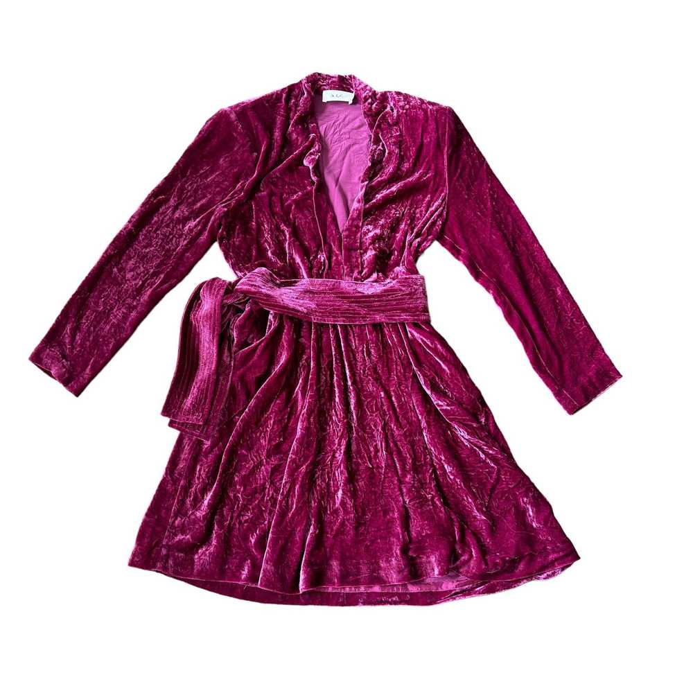 A.L.C. A.L.C. Kiera Dress Crushed Velvet Pink - image 5